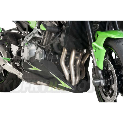 Spoiler motoru PUIG 9703C karbonový vzhled včetně samolepek