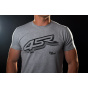 4SR moto TRIČKO LOGO GREY