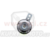 klakson 12V, 100dB, průměr 70 mm, OXFORD (chrom)