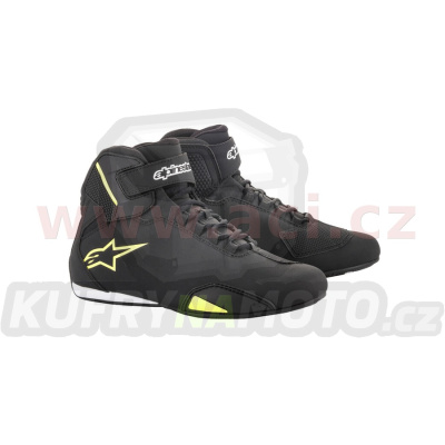 boty SEKTOR, ALPINESTARS (černé/žlutá fluo) 2024
