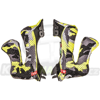 lícníce interiéru pro přilby AVIATOR 2.3, AIROH (camo/šedá)