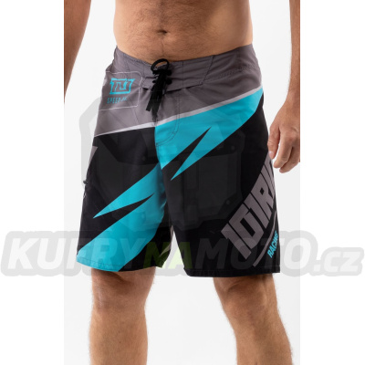 koupací šortky BOARDSHORTS, 101 RIDERS (černá/modrá)