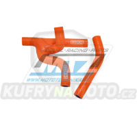 Hadice chladiče KTM 125EXC / 08-16 - oranžové (sada 2ks)