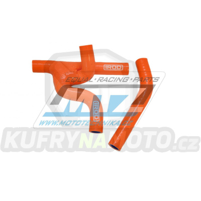 Hadice chladiče KTM 125EXC / 08-16 - oranžové (sada 2ks)