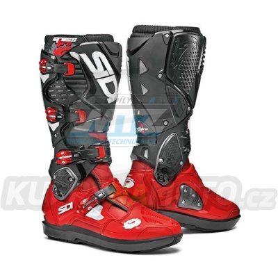 Boty jezdecké SIDI CROSSFIRE 3 SRS  - barva červeno-černá