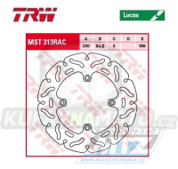 Kotouč brzdový TRW MST313RAC (200/84/4D) - Suzuki RM85 / 05-23