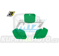 Polepy číslových tabulek (vystřižené) - Honda CR125 / 98-99 + CR250 / 97-99 - barva zelená
