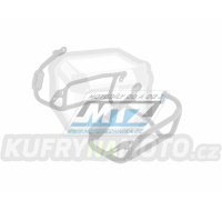 Padací rám Dual Sport Crash Bar - KLE 650 Versys / 10-14 - barva stříbrná Ice Polished