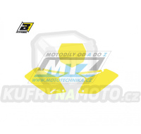 Polepy číslových tabulek (vystřižené) - Suzuki RMZ250 / 07-09 - barva žlutá