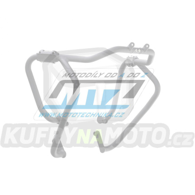 Padací rám Dual Sport Crash Bar - KTM 250 Adventure  / 21-22 + 390 Adventure  / 20-22 - barva stříbrná Ice Polished