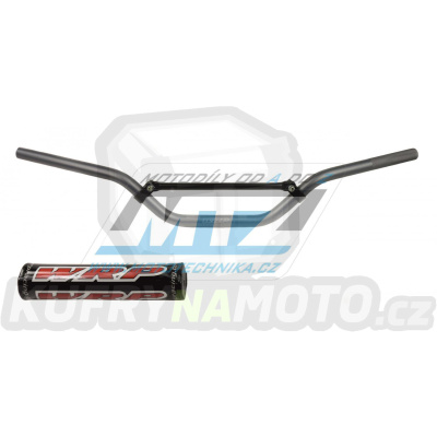 Řídítka s hrazdou (průměr 22,2mm = 7/8&quot;) WRP PRO-TECH s polstrem - barva antracit (Dark Grey)