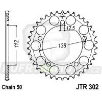 Řetězová rozeta JT HONDA CB 1100 2013-2013 41 zubů, řetěz 530 - akce
