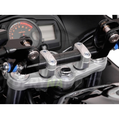 Držáky řidítek klemy pro průměr 28 mm stříbrná SW Motech Suzuki GSX 1250 F ABS 2009 -  WVCH LEH.00.039.16200.08/S-BC.17766