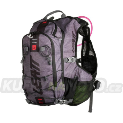 LEATT camel taška s batohem MODEL HYDRATION GPX XL 2.0 (batoh 25L, KAPALINA 2L) KARTÁČKOVÁ BARVA ŠEDÁ-7018100120