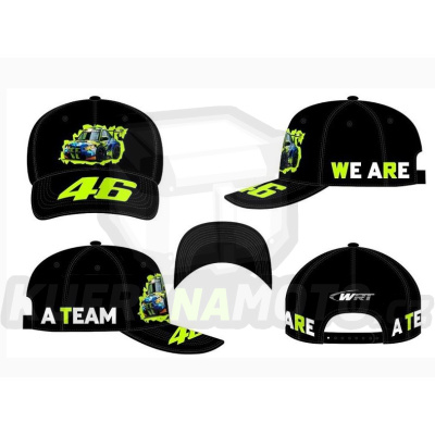 Dětská kšiltovka VR46 WRT WE ARE TEAM černá 497604