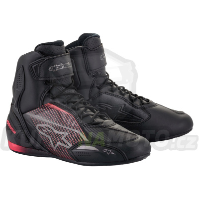 boty STELLA FASTER-3, ALPINESTARS, dámské (černá/stříbrná/růžová) 2024