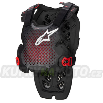 chránič těla A-1 PRO, ALPINESTARS (černá antracit/červená) 2024