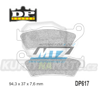 Destičky brzdové DP Brakes DP617 - směs Premium OEM Sinter