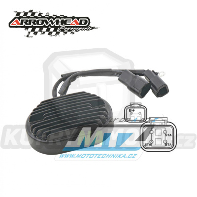 Regulátor dobíjení Harley Davidson Heritage Softail + Fat Boy + Heritage Springer Classic + Softail + Softail Springer