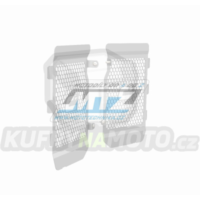 Kryty chladičů ocelové Dual Sport - KTM 1290 Super Advenutre / 21-23 - barva stříbrná (Brushed Steel)