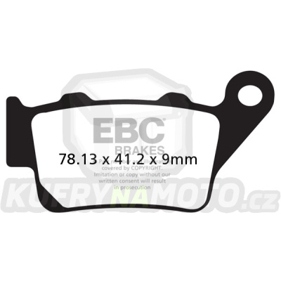 Brzdové destičky EBC FA208TT