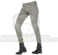 Dámské kevlarové moto kalhoty OVERLAP IMOLA JEANS cactus