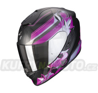 Moto přilba SCORPION EXO-1400 EVO AIR GAIA matná černo/růžová