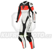 Dámská moto kombinéza DAINESE IMATRA bílo/fluo červeno/černá