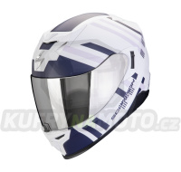 Moto přilba SCORPION EXO-520 EVO AIR BANSHEE matná bílo/modro/fialová