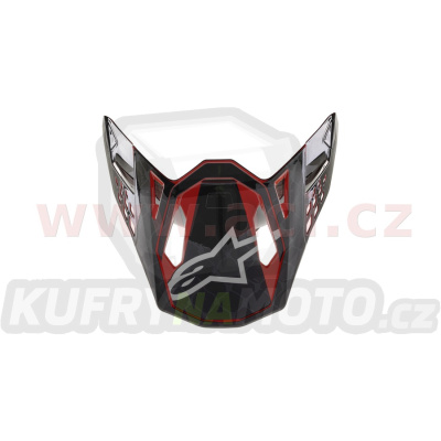 kšilt pro přilby SUPERTECH S-M10 2020 limitovaná edice SX SAN DIEGO, ALPINESTARS (černá/šedá/červená)