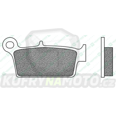 brzdové destičky, NEWFREN (směs OFF ROAD DIRT SINTERED) 2 ks v balení