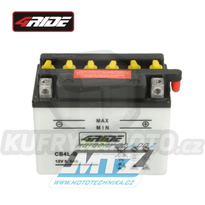 Baterie (akumulátor motocyklový) 4RIDE YB4L-B (12V-4Ah)