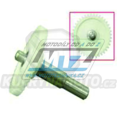 Hřídel vodního čerpadla Kawasaki KX80+KX85+KX100 / 98-24