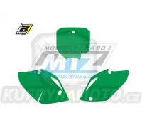 Polepy číslových tabulek (vystřižené) - Honda CRF150 / 07-23 - barva zelená