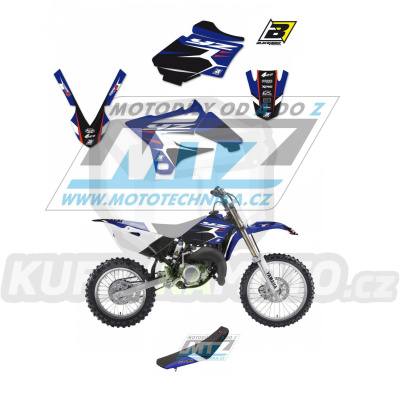 Polepy s potahem sedla (sada polepů a potah sedla Dream) - Yamaha YZ85 / 15-21 - typ polepů Dream4