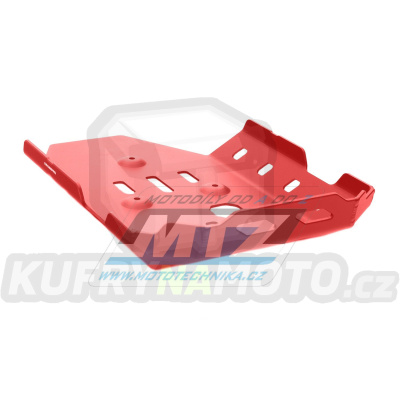 Kryt pod motor hliníkový Dual Sport - BMW R1250GS + R1250GS Adventure / 19-24 - barva červená