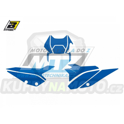 Polepy číslových tabulek (vystřižené) - Beta RR 2T+4T / 20-23 - barva modrá