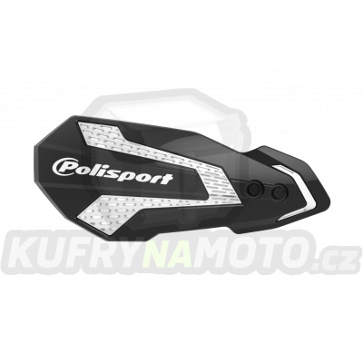 Chrániče páček POLISPORT MX FLOW s montážní sadou Black/white