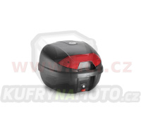 K30N MONOLOCK topcase, KAPPA (30 L, černý nelakovaný + červená odrazka)