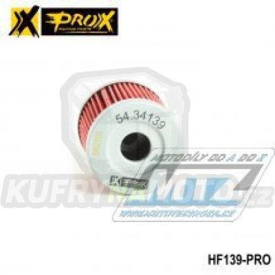 Filtr olejový HF139 (PROX) - Suzuki DRZ400 / 00-22 + LTZ400 / 03-18 + LTR450 / 06-11 + Arctic Cat DVX400 / 04-08 + Kawasaki KLX400R + KFX400 + CCM Motorcycle 404