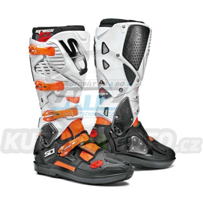Boty jezdecké SIDI CROSSFIRE 3 SRS  - barva bílo-oranžová