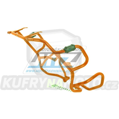 Padací rám Dual Sport Crash Bar - BMW R1200GS Adventure / 08-09 - barva oranžová