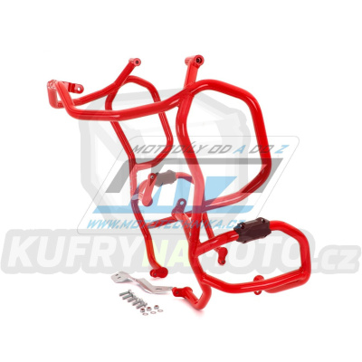 Padací rám Dual Sport Crash Bar - BMW R1200GS Adventure / 14-18 - barva červená