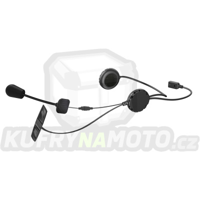 SENA 3S-WB interkom handsfree headset moto 3S BLUETOOTH 3.0 DO 200M s MIKROFONEM a  kábelem ( 1 set ) - akce