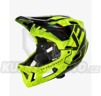 Cyklo přilba VR EQUIPMENT MTB FULL FACE MIPS černo/fluo žlutá EQUHEMB02528