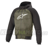 bunda CHROME SPORT HOODIE, ALPINESTARS (zelená) 2024