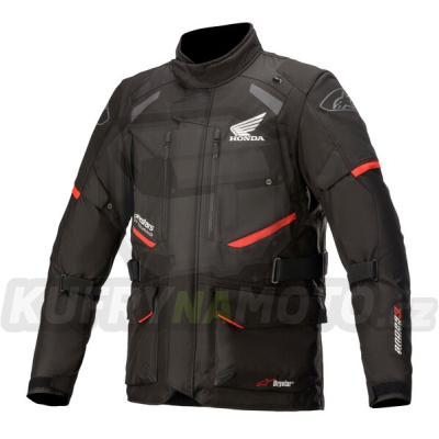 bunda ANDES DRYSTAR HONDA kolekce, TECH-AIR 5 kompatibilní, ALPINESTARS (černá/červená) 2024