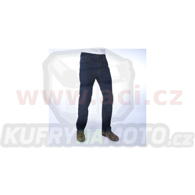 kalhoty Original Approved Jeans volný střih, OXFORD, pánské (modrá)