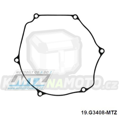 Těsnění víka spojky Suzuki RMZ450 / 08-25 + RMX450Z / 10-19