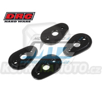 Podložky/Adaptéry pro montáž pro blinkrů DRC Flasher Holder Plate - DRC D45-59-953 - sada 2páry - černé